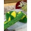 Bottega Veneta resort teddy Shearling slides Green/Yellow 2022