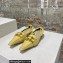 Bottega Veneta leather madame pumps Light Yellow