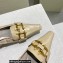 Bottega Veneta leather madame pumps Beige