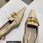 Bottega Veneta leather madame pumps Beige