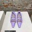 Bottega Veneta leather madame pumps Lavender