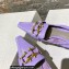 Bottega Veneta leather madame pumps Lavender