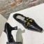 Bottega Veneta leather madame pumps Black