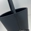 The Row Large N/S Park Tote Bag in Grained Leather 1822 Black