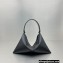 The Row Large Morgan Bag in Leather 1824 Black