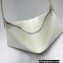 The Row Large Morgan Bag in Leather 1824 White
