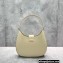 Alexander Wang W Legacy Large Hobo Bag In Leather 3046 Creamy