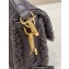 Fendi Medium Baguette sheepskin bag Gray