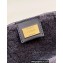 Fendi Medium Baguette sheepskin bag Gray