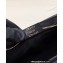 Fendi O’Lock Swing leather and fox fur Pouch Bag Black