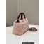 Fendi By The Way Mini Boston bag Light pink sheepskin