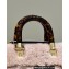 Fendi By The Way Mini Boston bag Light pink sheepskin