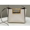 Fendi Way Small Leather Bag White