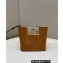 Fendi Way Small Leather Bag Brown