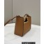 Fendi Way Small Leather Bag Brown