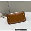Fendi Way Small Leather Bag Brown