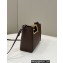 Fendi Way Small Leather Bag Coffee