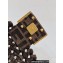 Fendi Mini Baguette bag with Woven crocheted FF Jacquard Fabric in Brown