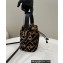 Fendi Mon Tresor Mini bucket bag brown sheepskin