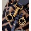 Fendi Mon Tresor Mini bucket bag brown sheepskin