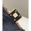 Fendi Mini Baguette FF Brown sheepskin bag