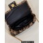 Fendi Mini Baguette FF Brown sheepskin bag