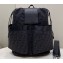 Fendi Drawstring backpack Bag FF jacquard fabric Black