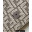 Fendi Medium Baguette Chain Midi FF tapestry fabric bag Gray