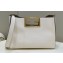 Fendi Way Large Leather Bag White