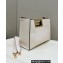 Fendi Way Large Leather Bag White