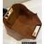 Fendi Way Large Leather Bag Brown