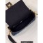 Fendi Medium Baguette FF tapestry fabric bag Blue