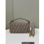 Fendi Medium Baguette FF tapestry fabric bag Gray