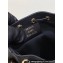 Fendi Mon Tresor Mini bucket bag FF tapestry fabric Blue