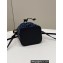 Fendi Mon Tresor Mini bucket bag FF tapestry fabric Blue