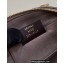 Fendi By The Way Mini Boston bag FF tapestry fabric Gray