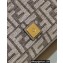 Fendi Medium Baguette FF tapestry fabric bag Gray