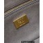 Fendi Medium Baguette FF tapestry fabric bag Gray