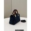 Fendi By The Way Mini Boston bag FF tapestry fabric Blue