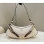 Fendi O’Lock Swing leather Pouch Bag White