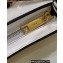 Fendi O’Lock Swing leather Pouch Bag White