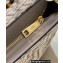 Fendi O’Lock Zipper Shoulder Bag FF tapestry fabric Beige