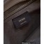 Fendi O’Lock Zipper Shoulder Bag FF tapestry fabric Beige