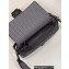 Fendi Medium Baguette houndstooth wool bag with FF embroidery Blue