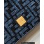 Fendi Medium Baguette FF tapestry fabric bag Blue