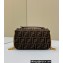 Fendi Medium Baguette Chain Midi FF jacquard fabric bag