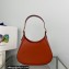 Prada Cleo leather shoulder Bag 1BC179 Brick Red 2022