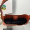 Prada Cleo leather shoulder Bag 1BC179 Brick Red 2022