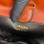 Prada Cleo leather shoulder Bag 1BC179 Brick Red 2022