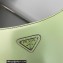 Prada Cleo brushed leather shoulder Bag 1BC499 Ombre Green 2022